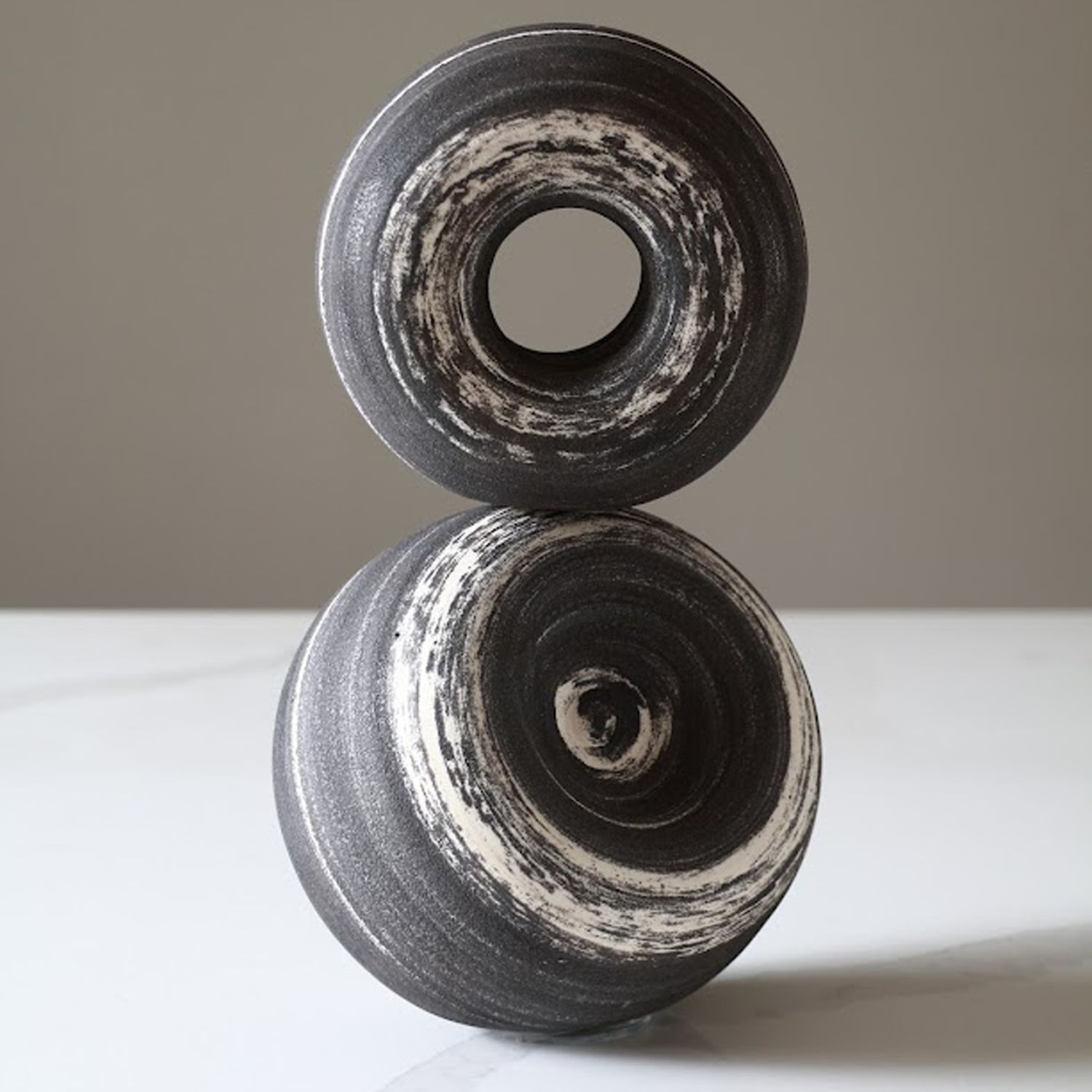 Celina Kang: Stacked D – Two Rings Black Product Image 1 of 1