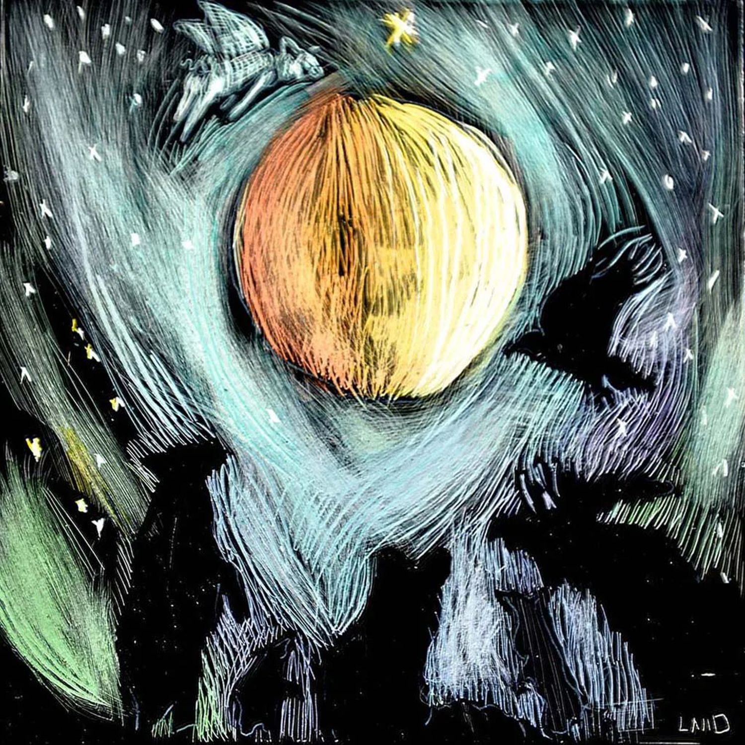Lisa Martini-Dunk: Notecard – Super Moon Product Image 1 of 1