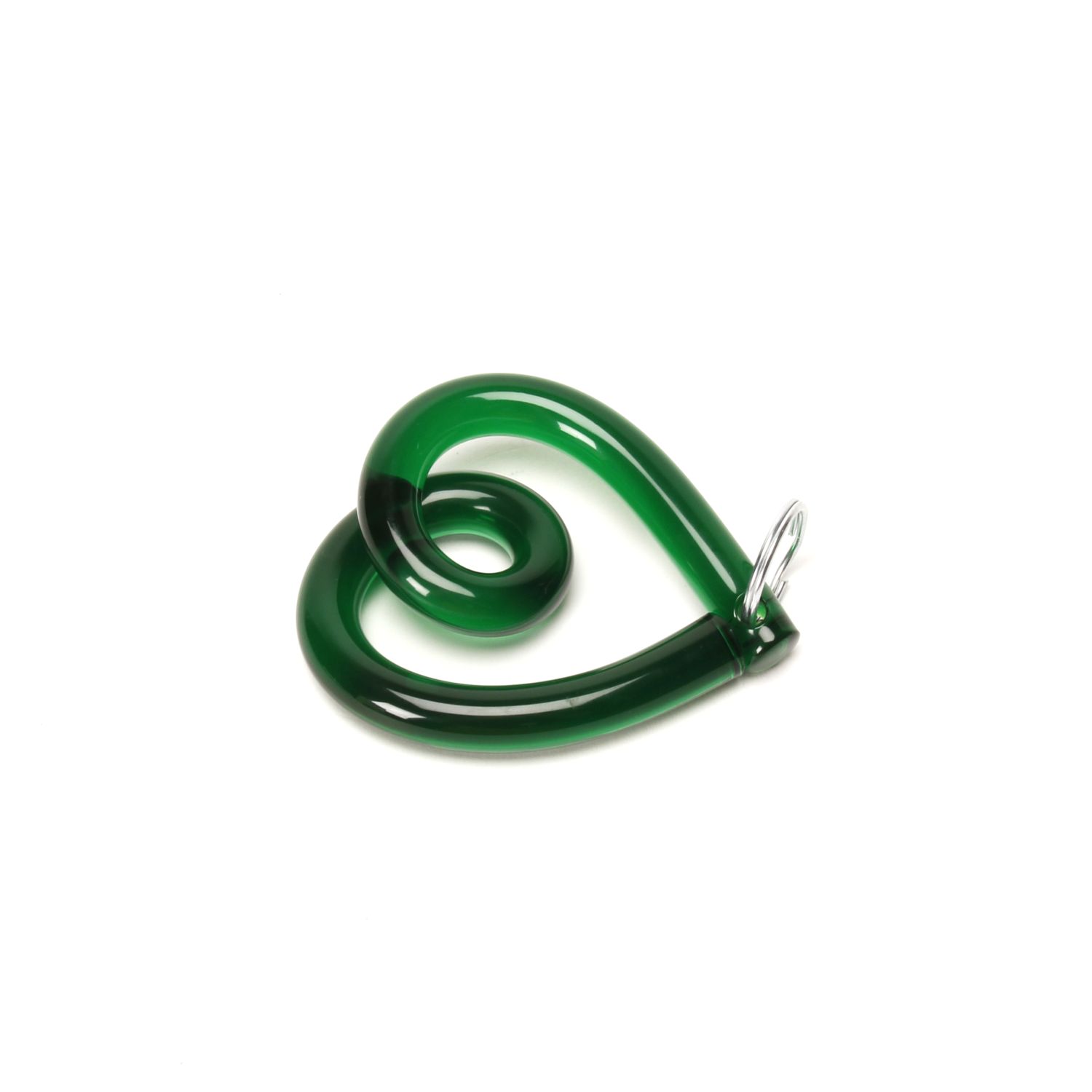 Corey Moranis: Heart Keychain Green Product Image 2 of 2