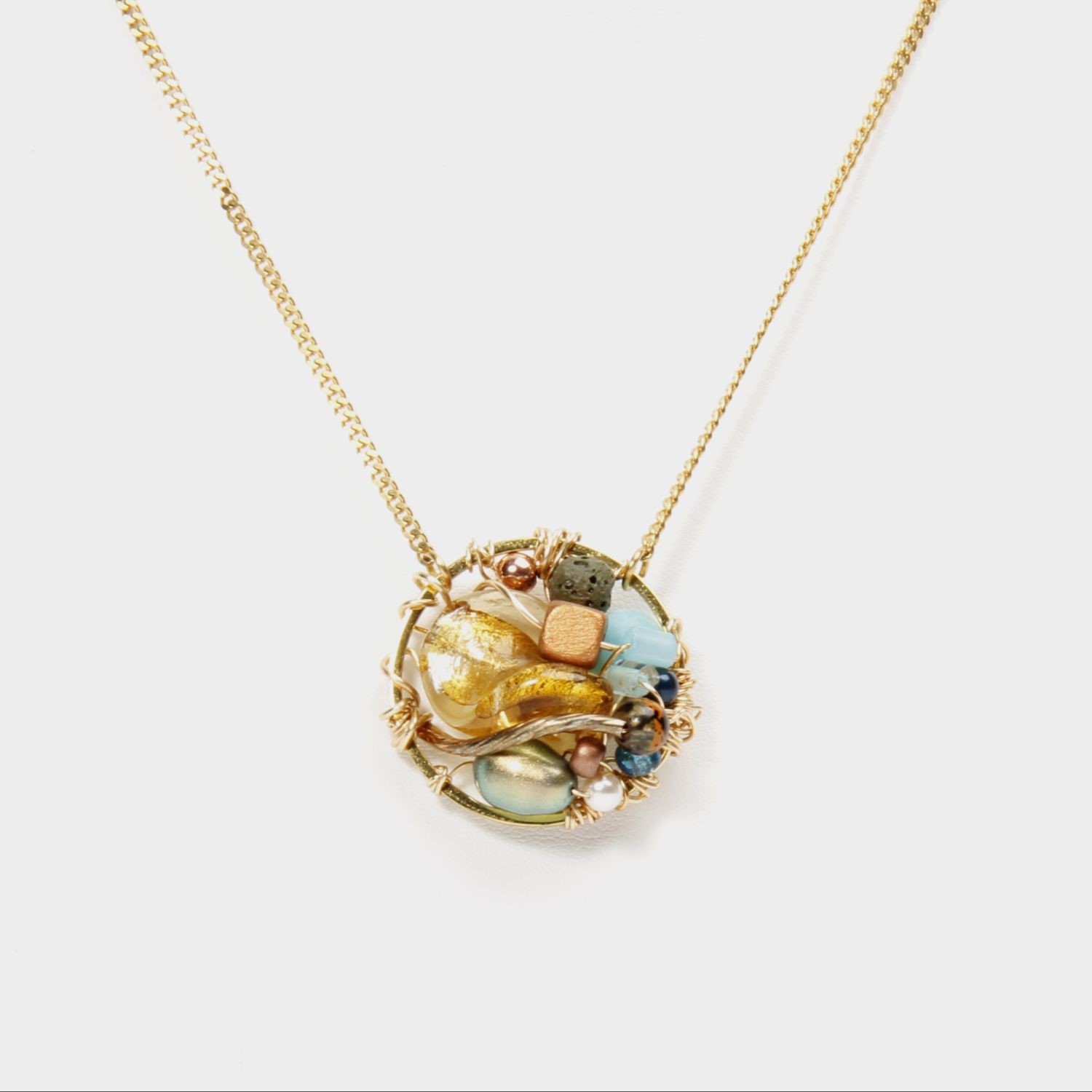 Farheen Ali: Secessionist Plate Necklace Product Image 2 of 3