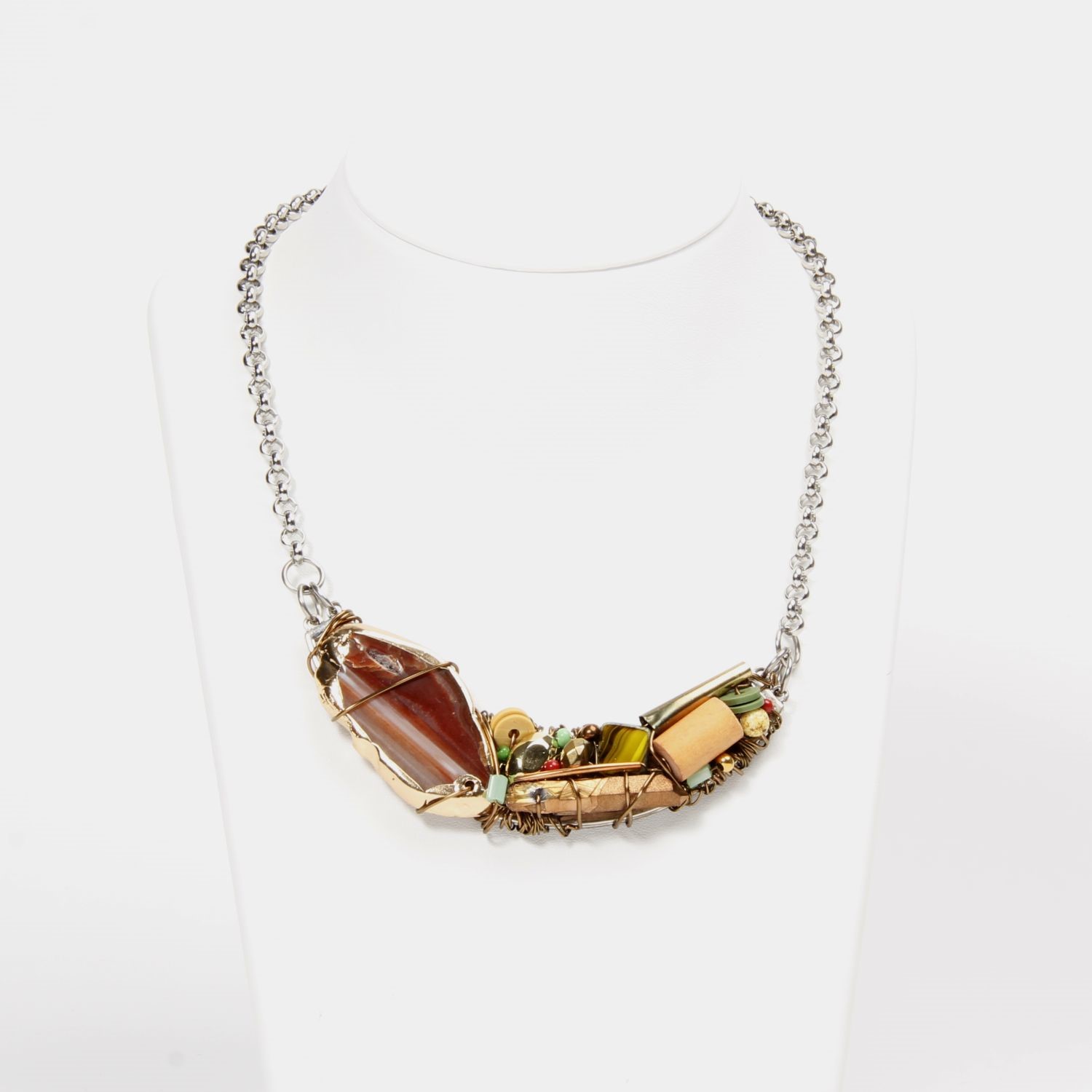Farheen Ali: Autumn Crescent Necklace Product Image 1 of 1