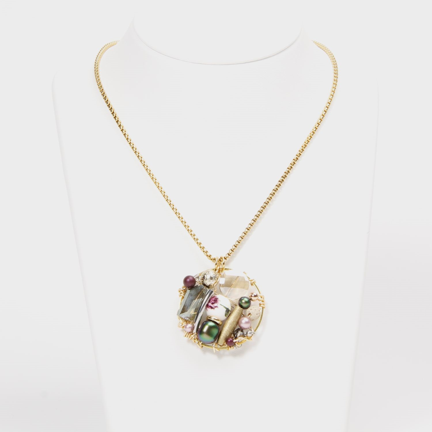 Farheen Ali: Large Statement Porcelain Necklace Product Image 1 of 2