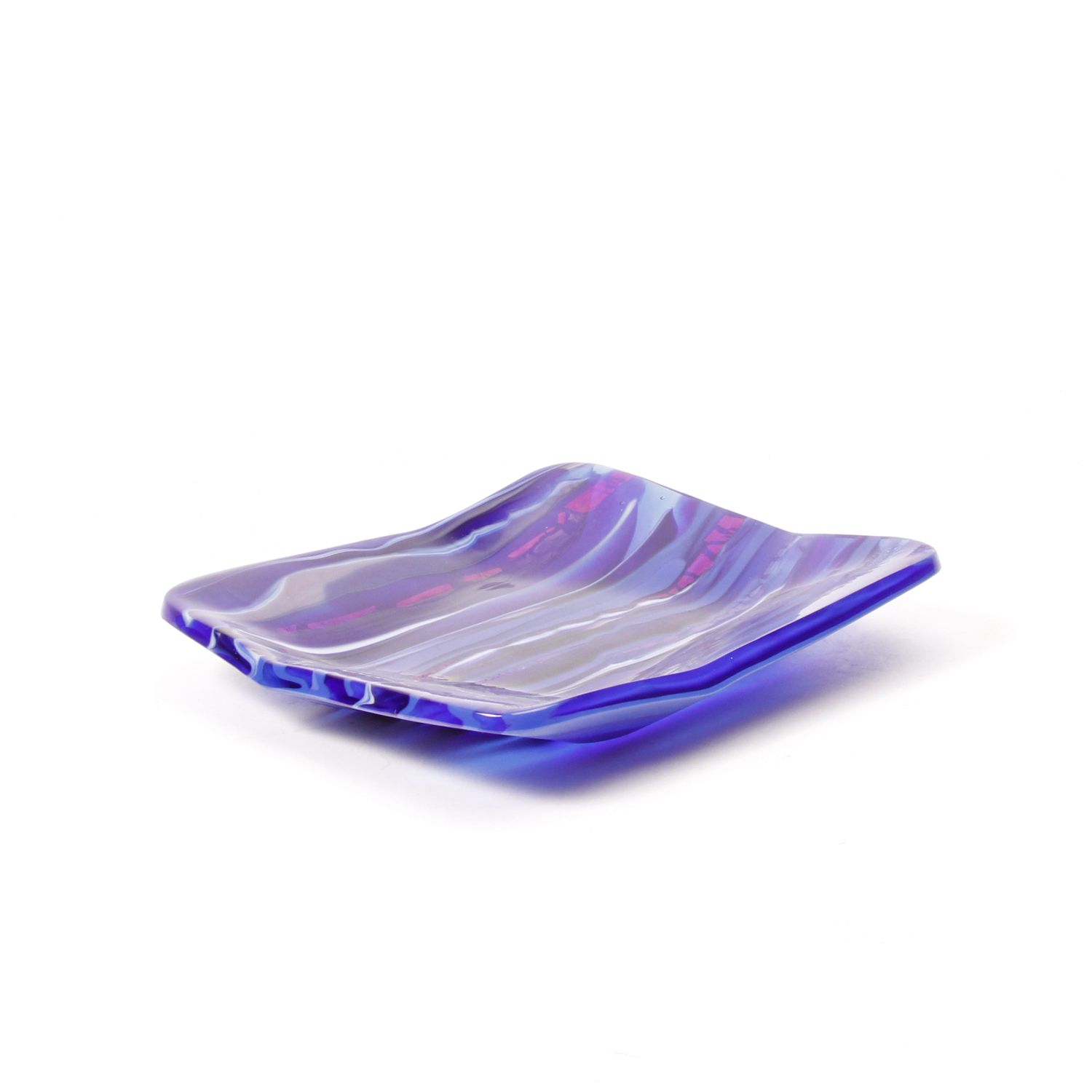Tamara Sutton Funk: Medium Square Lake Plate Product Image 3 of 3