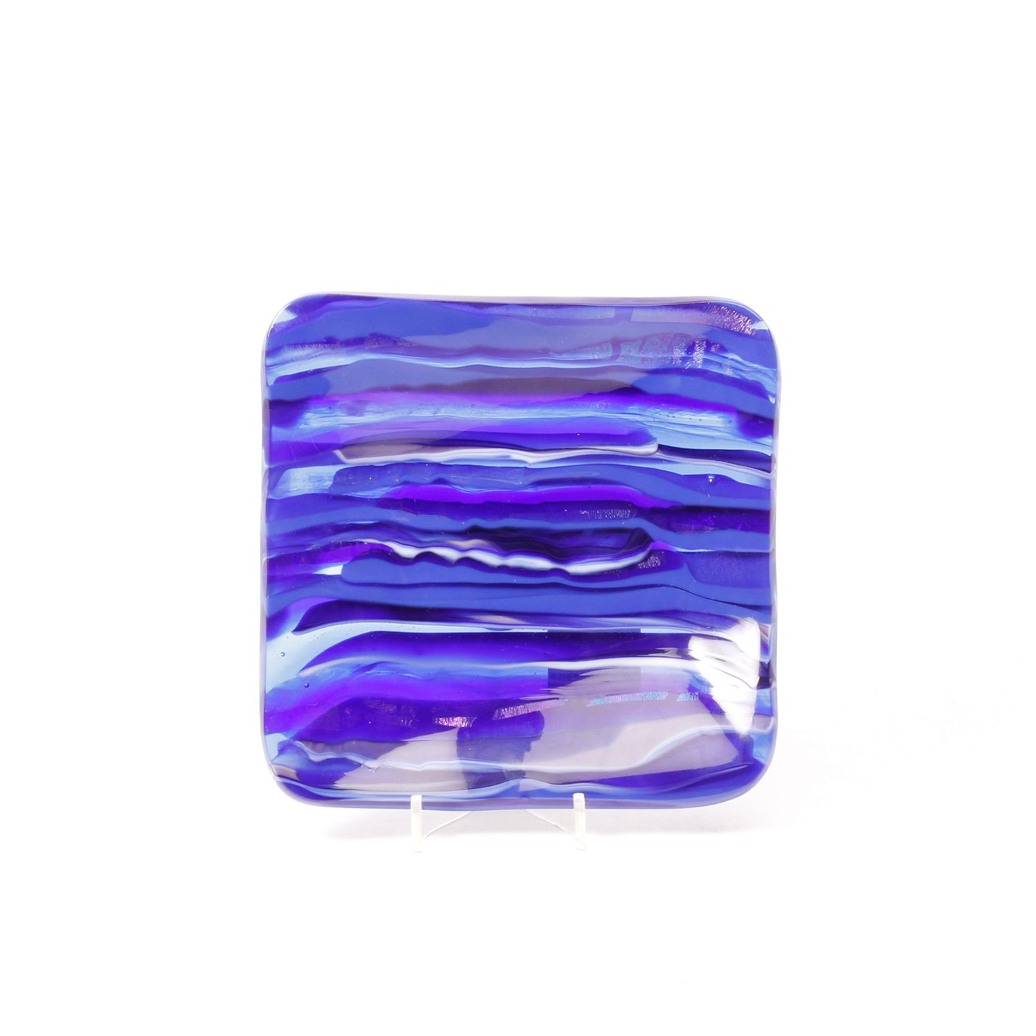 Tamara Sutton Funk: Medium Square Lake Plate Product Image 1 of 3