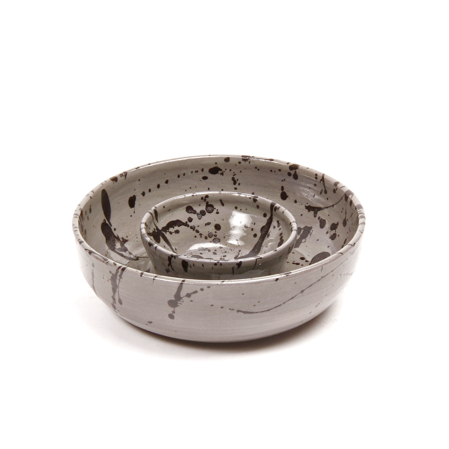 Helena Krolak: Grey Dip Bowl Product Image 2 of 2