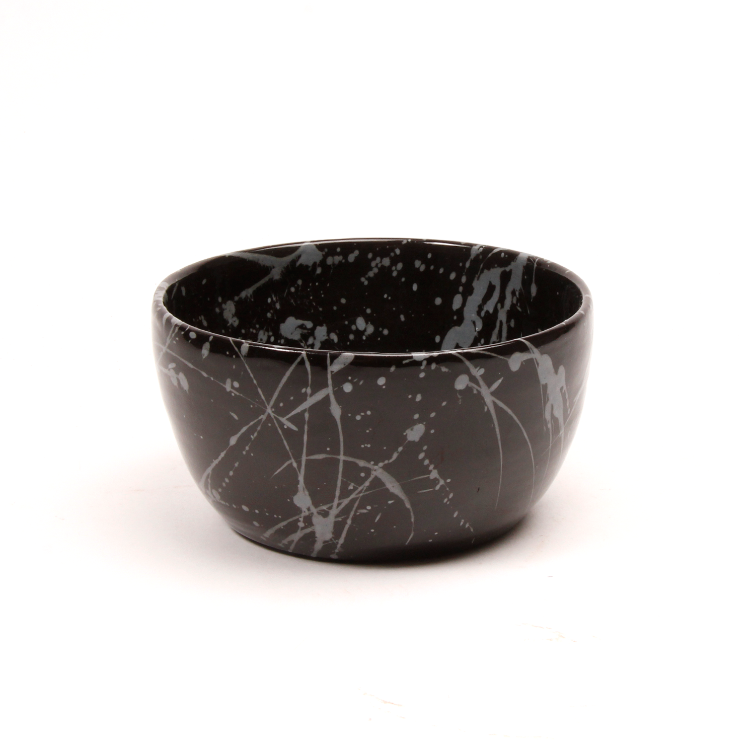 Helena Krolak: Small Black and Grey Bowl Product Image 2 of 2