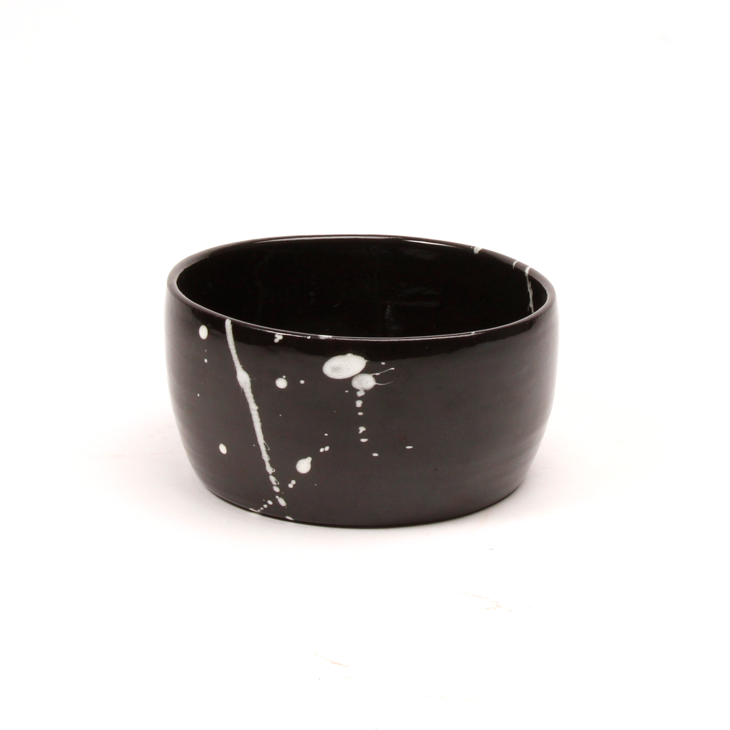 Helena Krolak: Small Black White Bowl Product Image 1 of 3