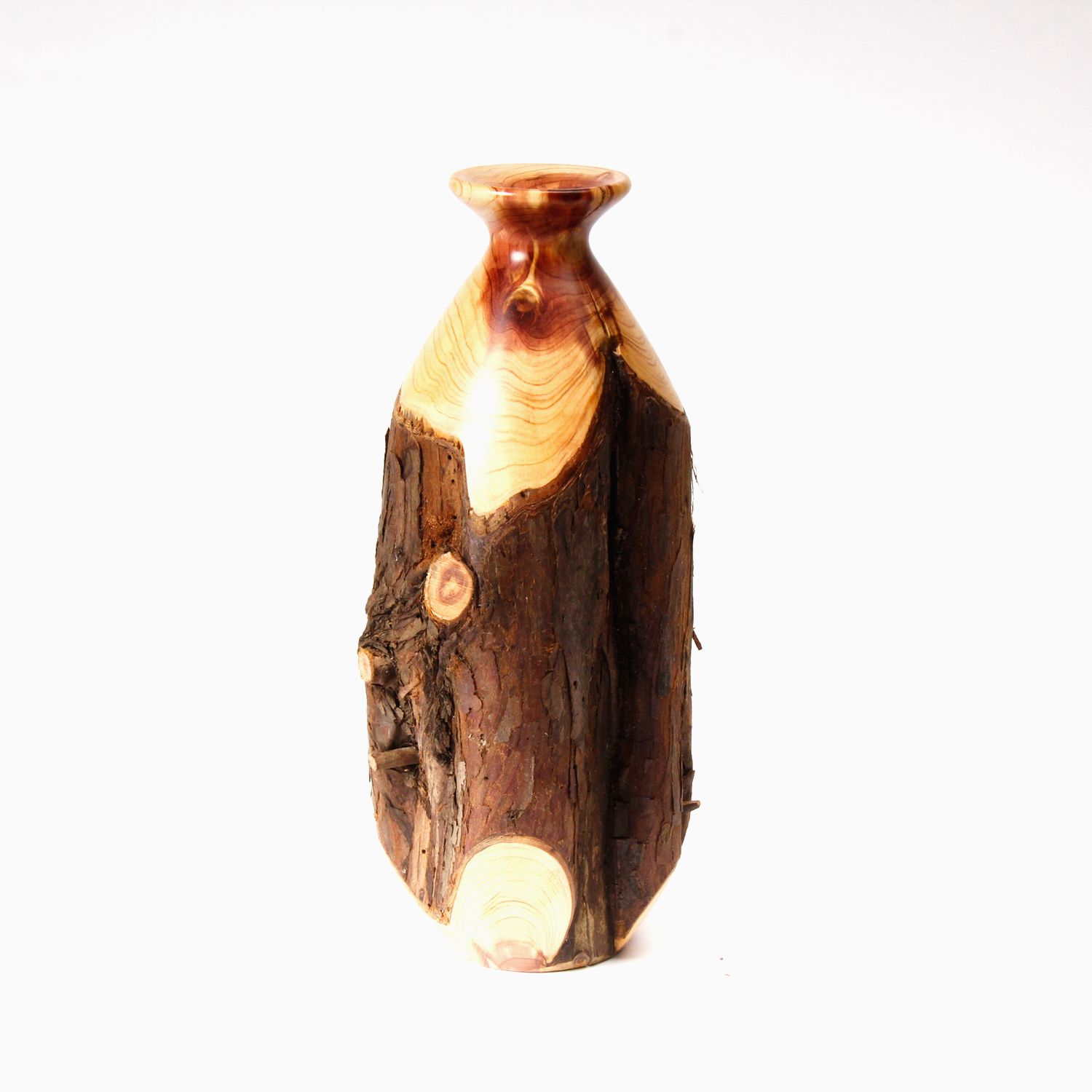 Larry A. Cluchey: Natural Juniper Vase Product Image 1 of 3