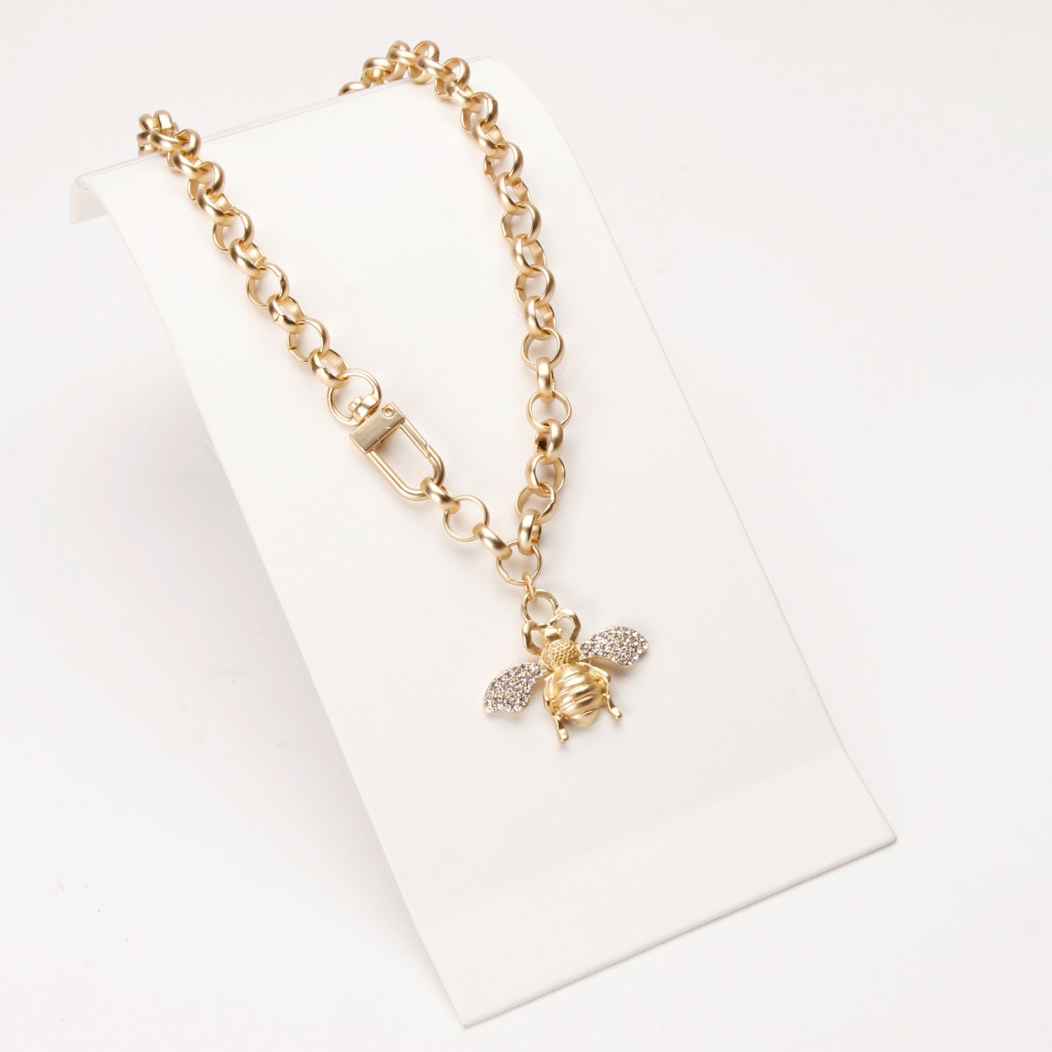 Valentine Rouge Jewellery : Gold Bee Necklace Product Image 1 of 2