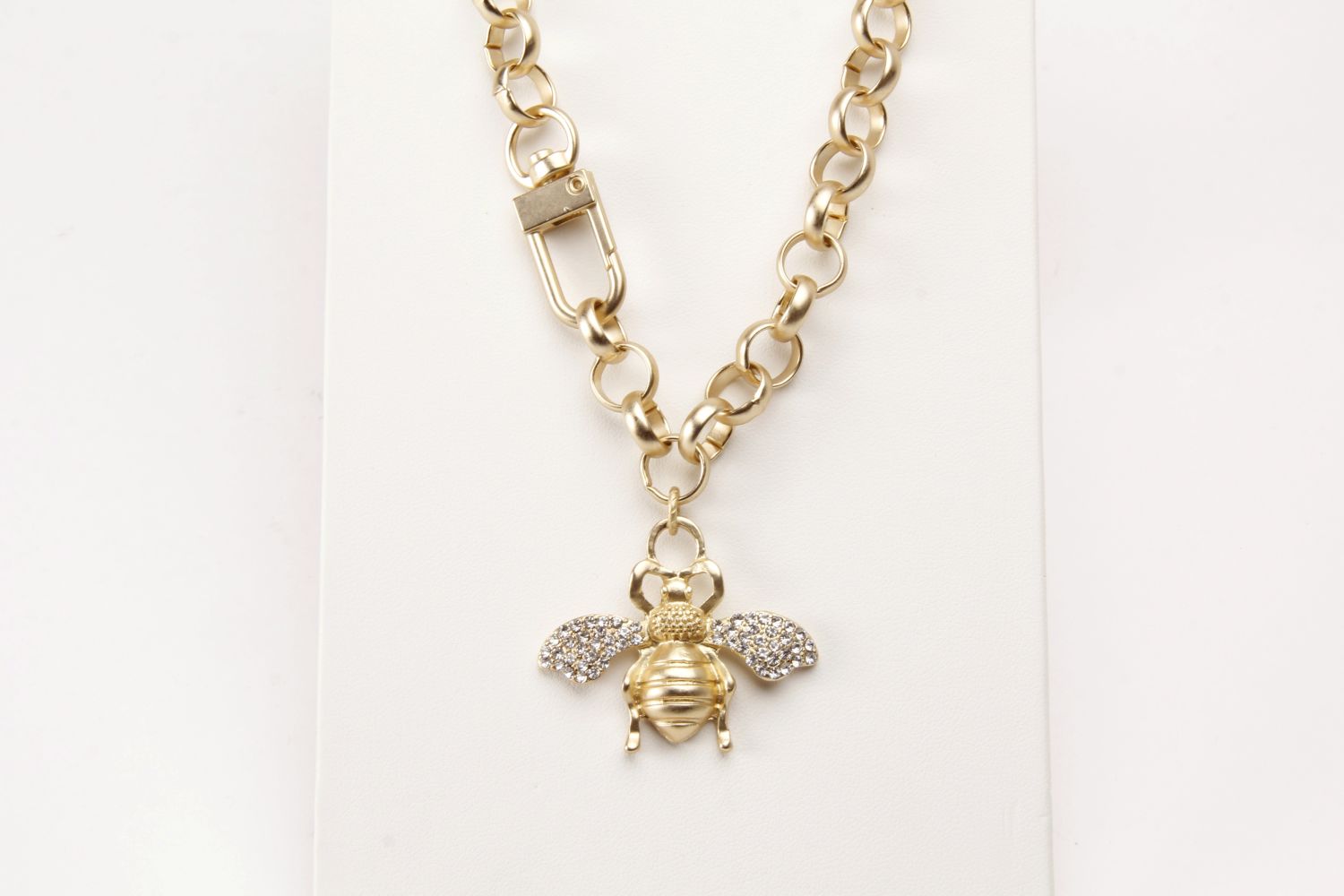 Valentine Rouge Jewellery : Gold Bee Necklace Product Image 2 of 2