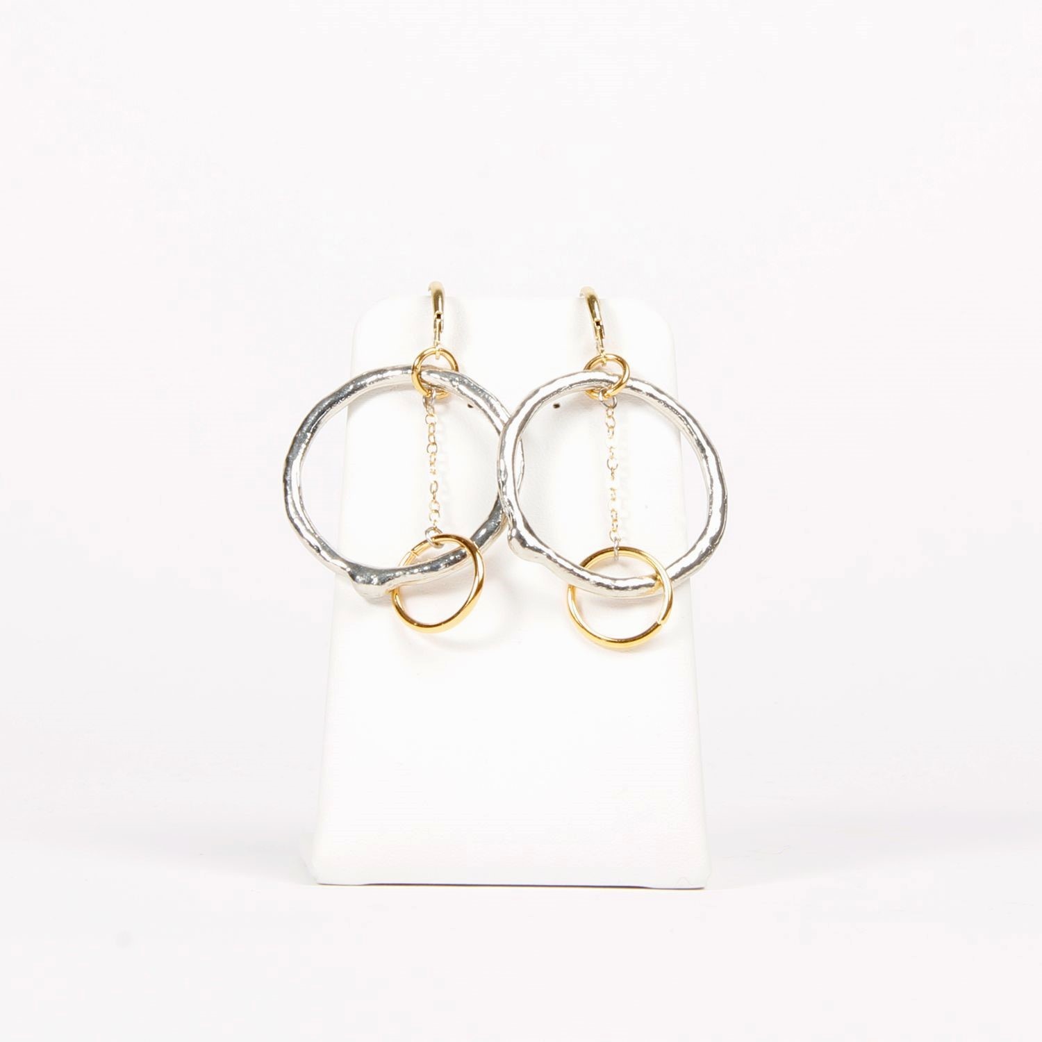 Anne-Marie Chagnon: Miota Two-tone Earrings Product Image 1 of 2