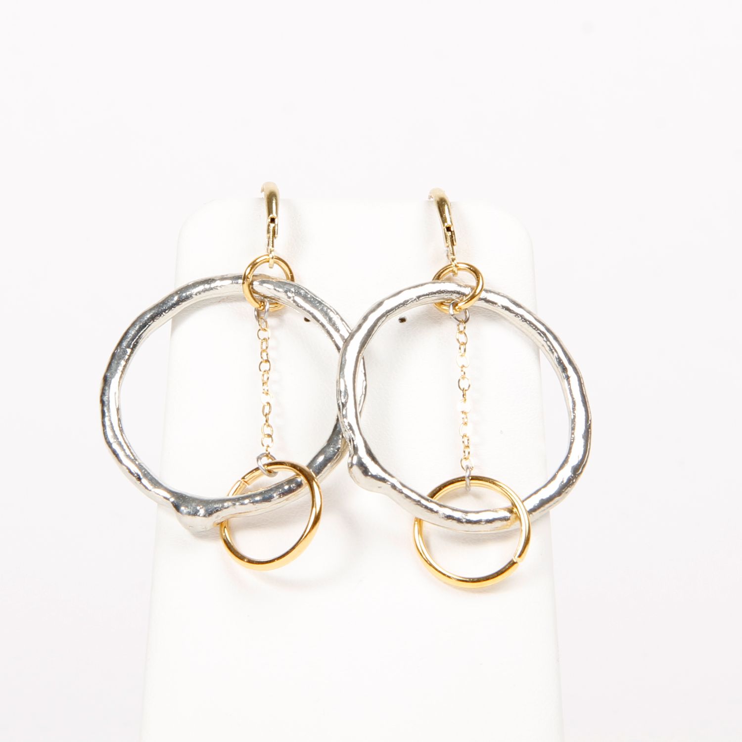 Anne-Marie Chagnon: Miota Two-tone Earrings Product Image 2 of 2