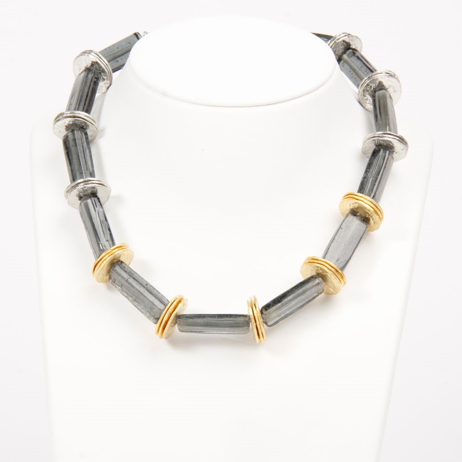 Anne-Marie Chagnon: Rosaline Two-Tone Necklace Product Image 2 of 2