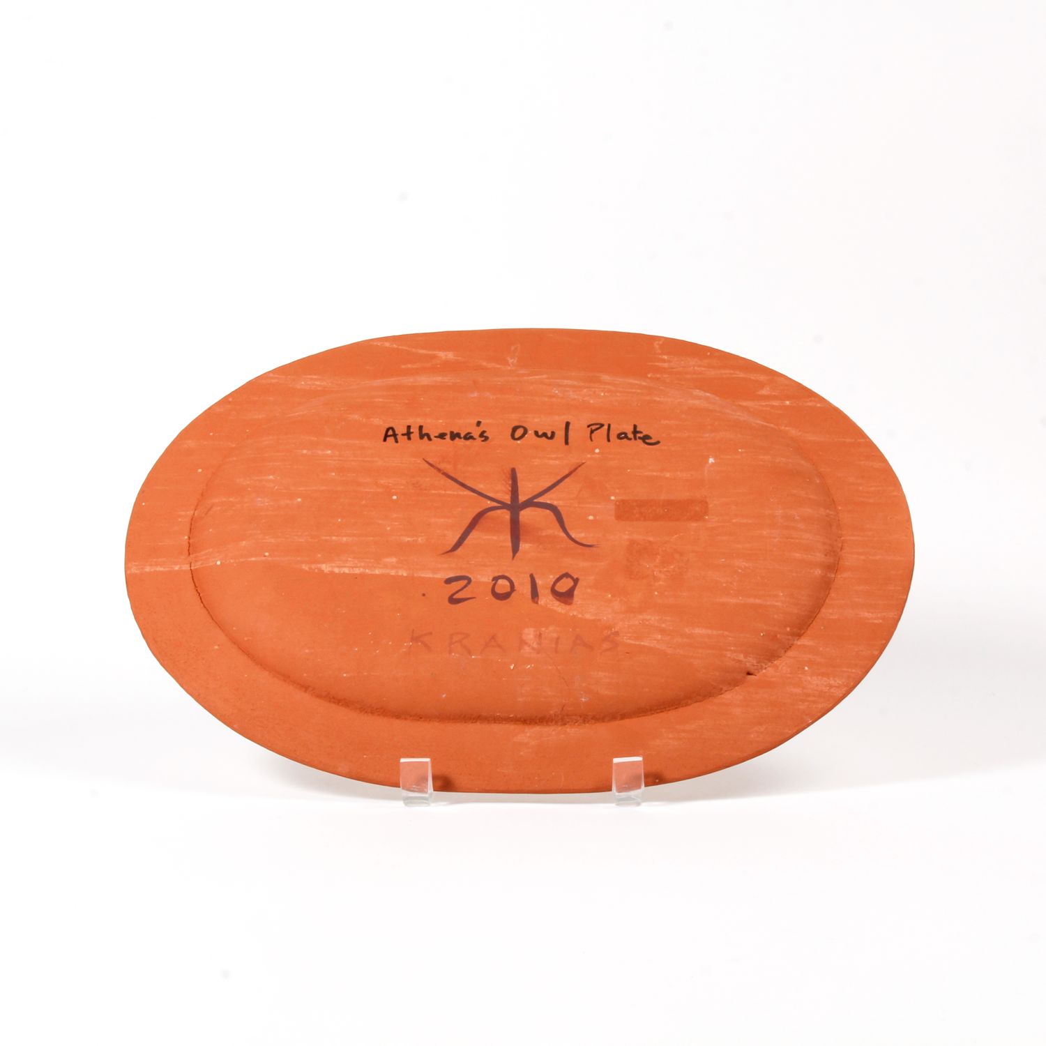 Kathy Kranias: Owl Plate Product Image 2 of 2