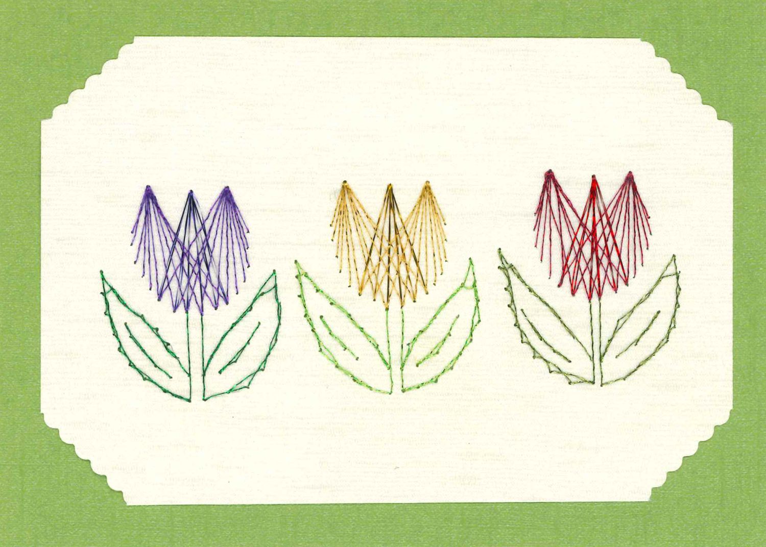 Rochelle Handelman: Three Tulips Product Image 1 of 1