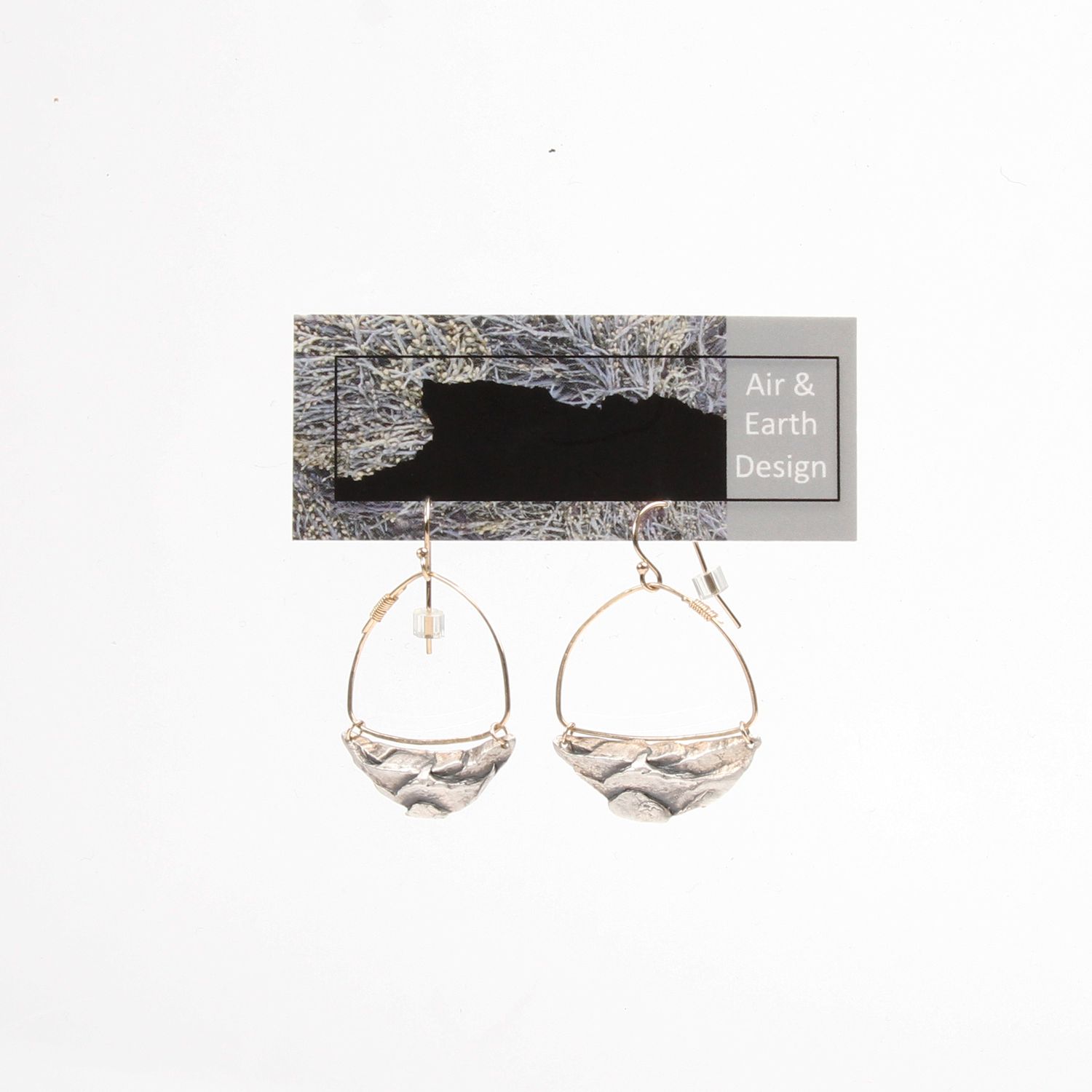 Air &Earth Design: Strata Small Hoop Earrings Product Image 1 of 1