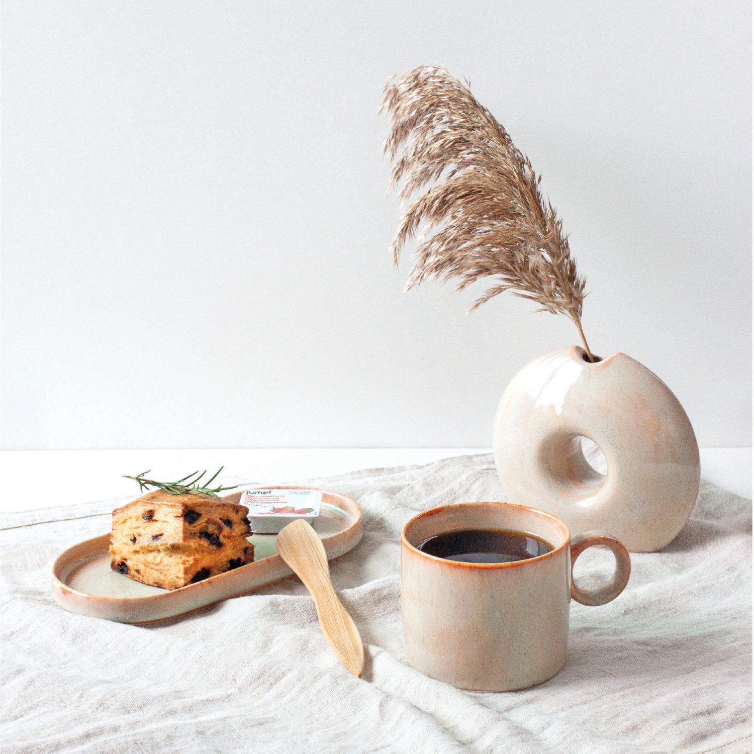 Bomi Choi: Ring Mug – Cream Product Image 2 of 2