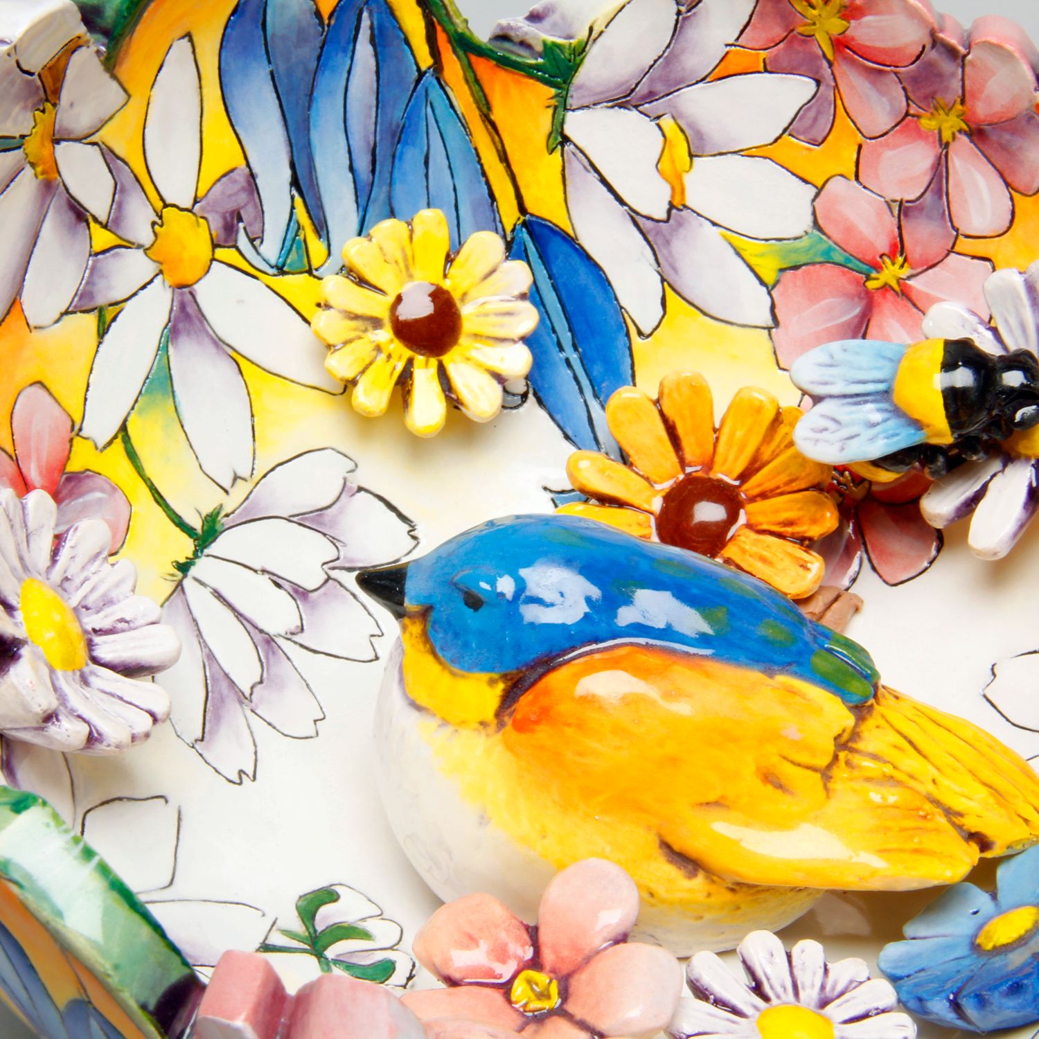 DaNisha Sculpture: Small Floral Nest Bowl Product Image 2 of 2