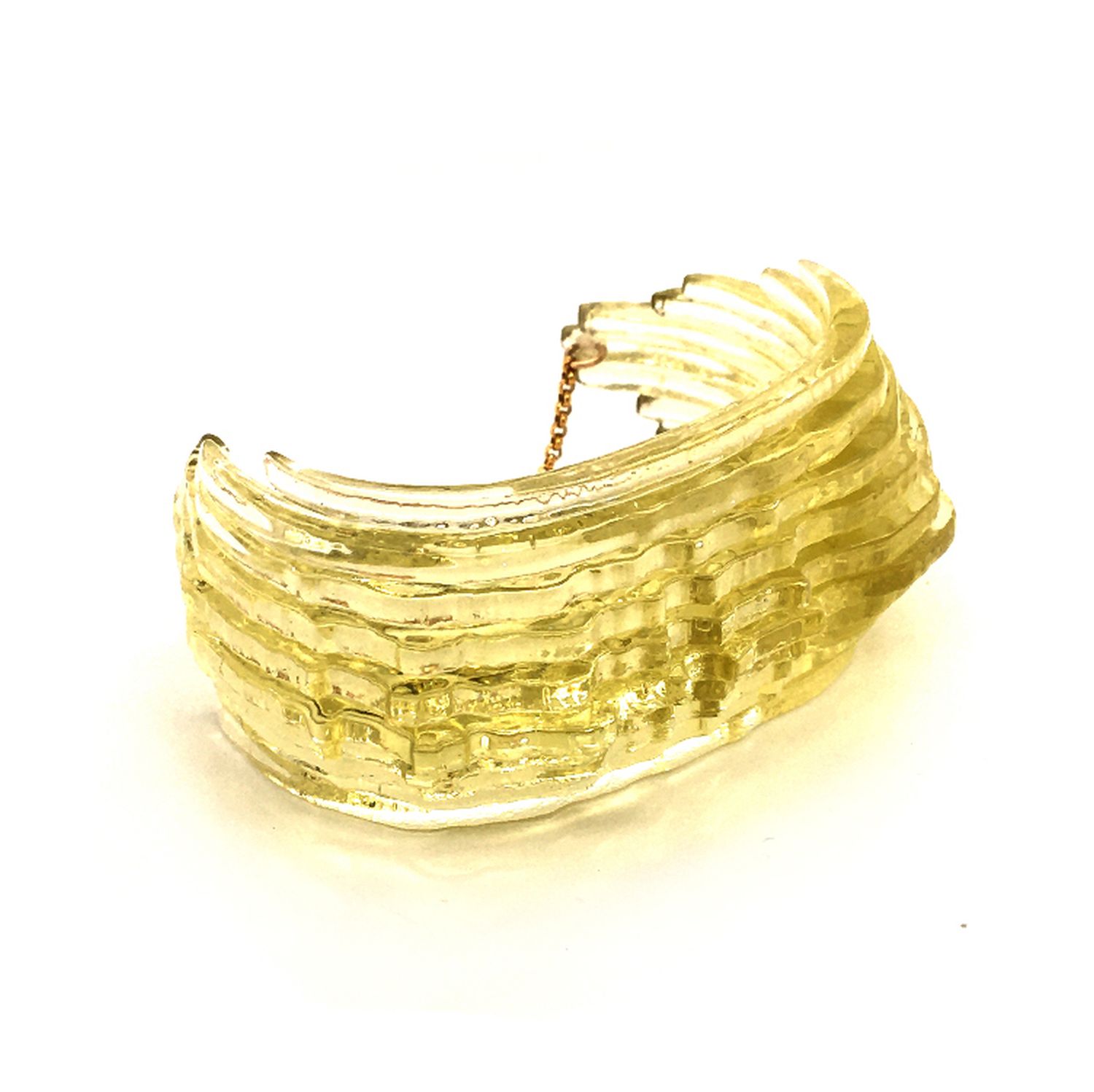 Broken Plates: Green Tea Tinted Curly Moss Blend Cuff Product Image 1 of 2