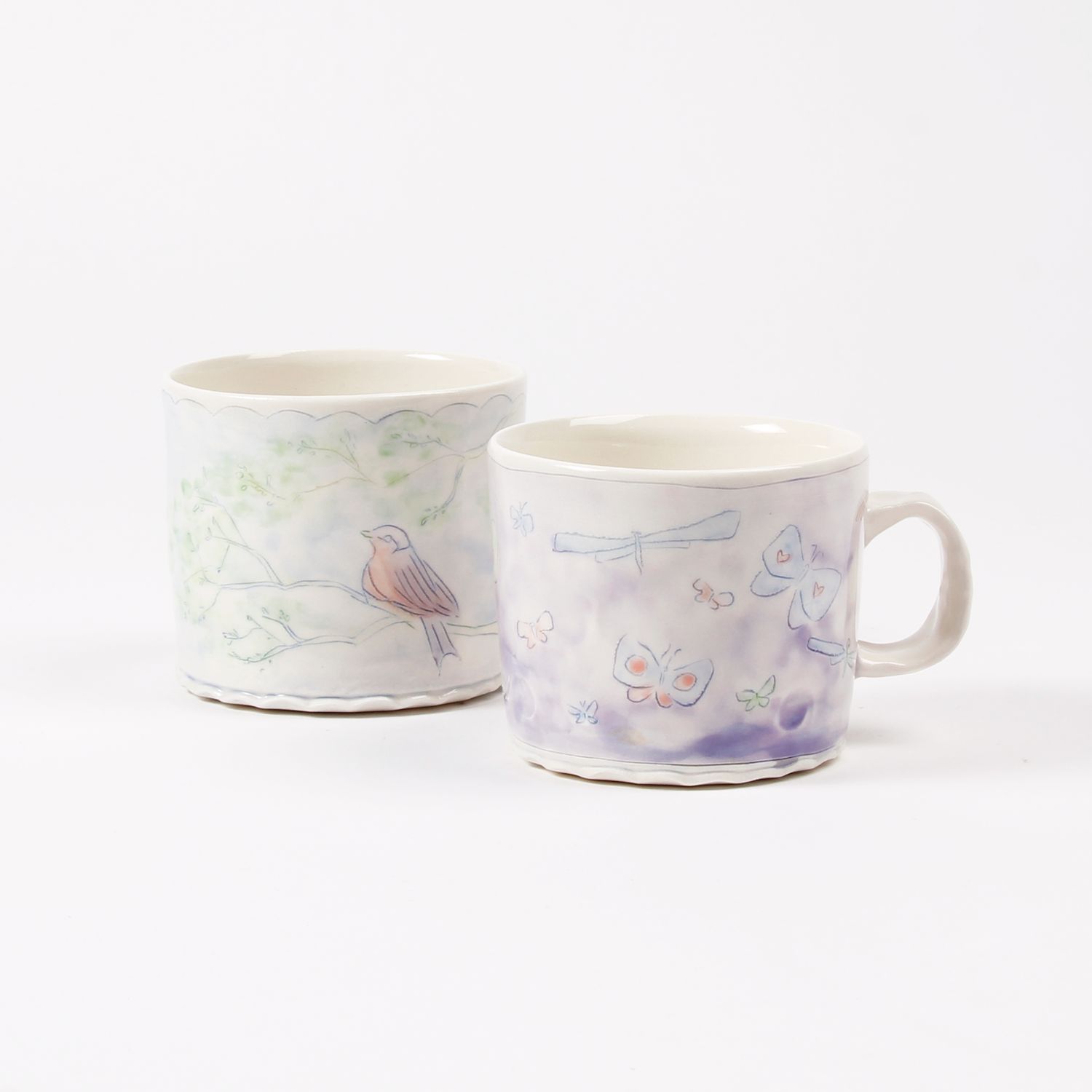 Kirsti Smith: Purple Butterfly Mug Product Image 2 of 3