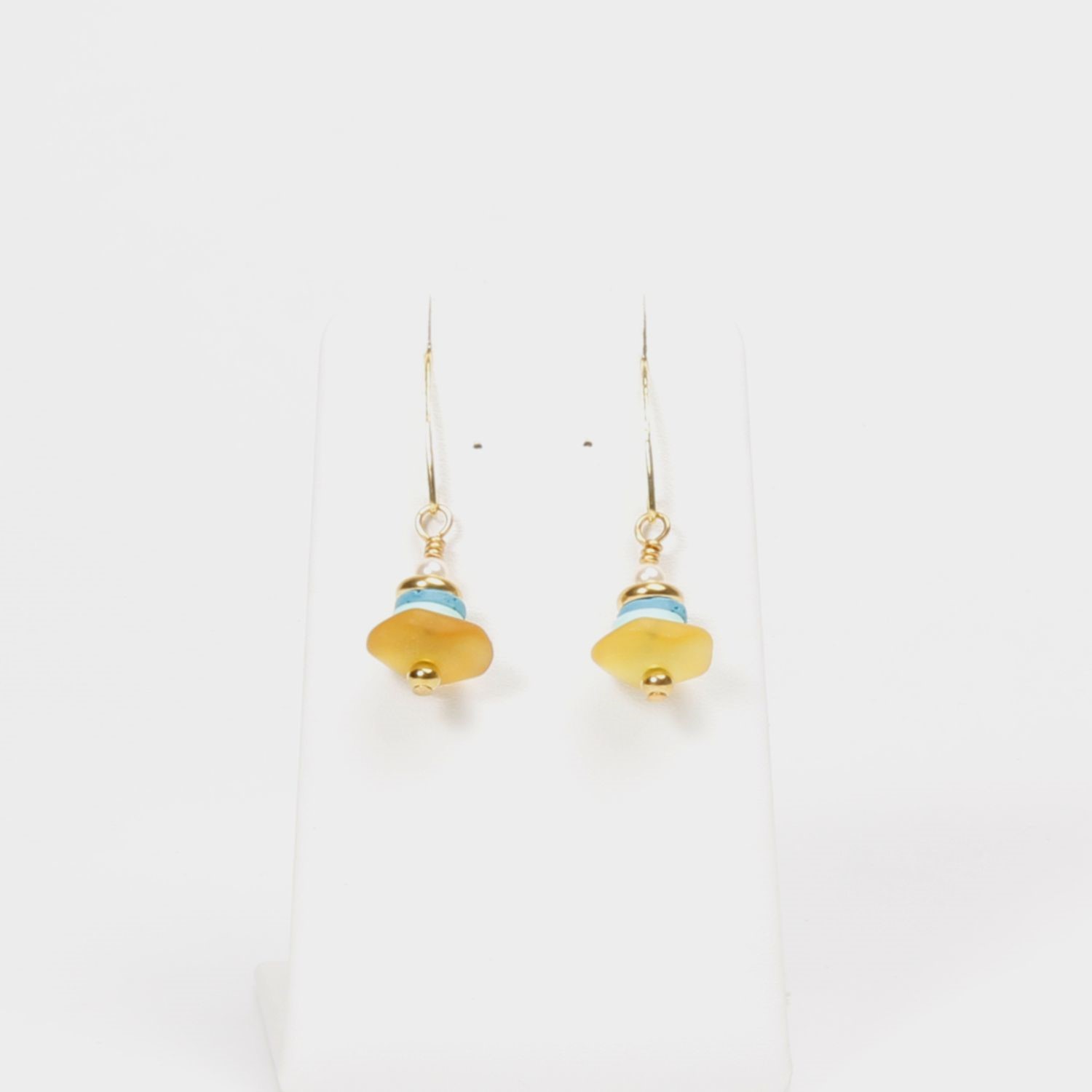 Farheen Ali: Small Plate Secessionist Earrings Product Image 1 of 1