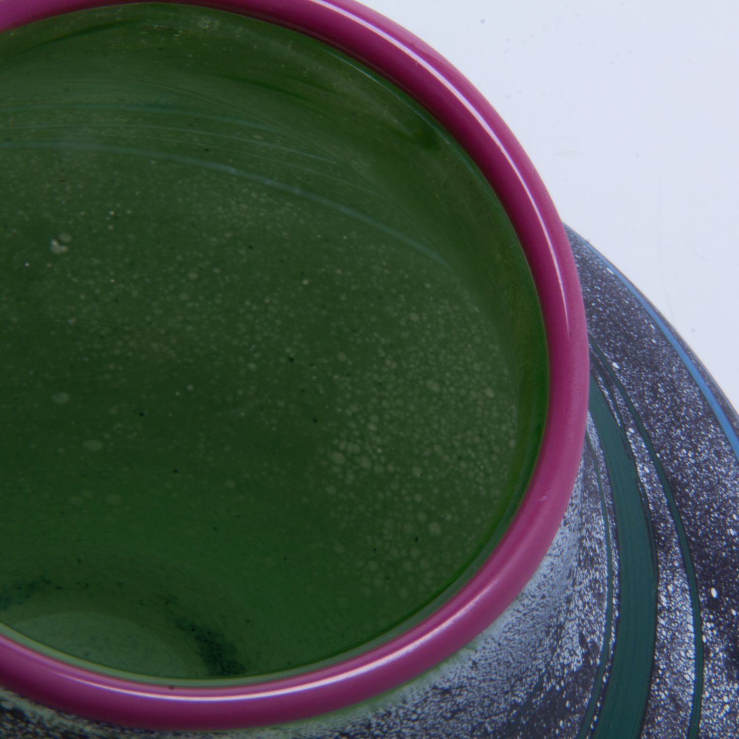 Nadira Narine: Pink Green Woven Basket Product Image 2 of 4