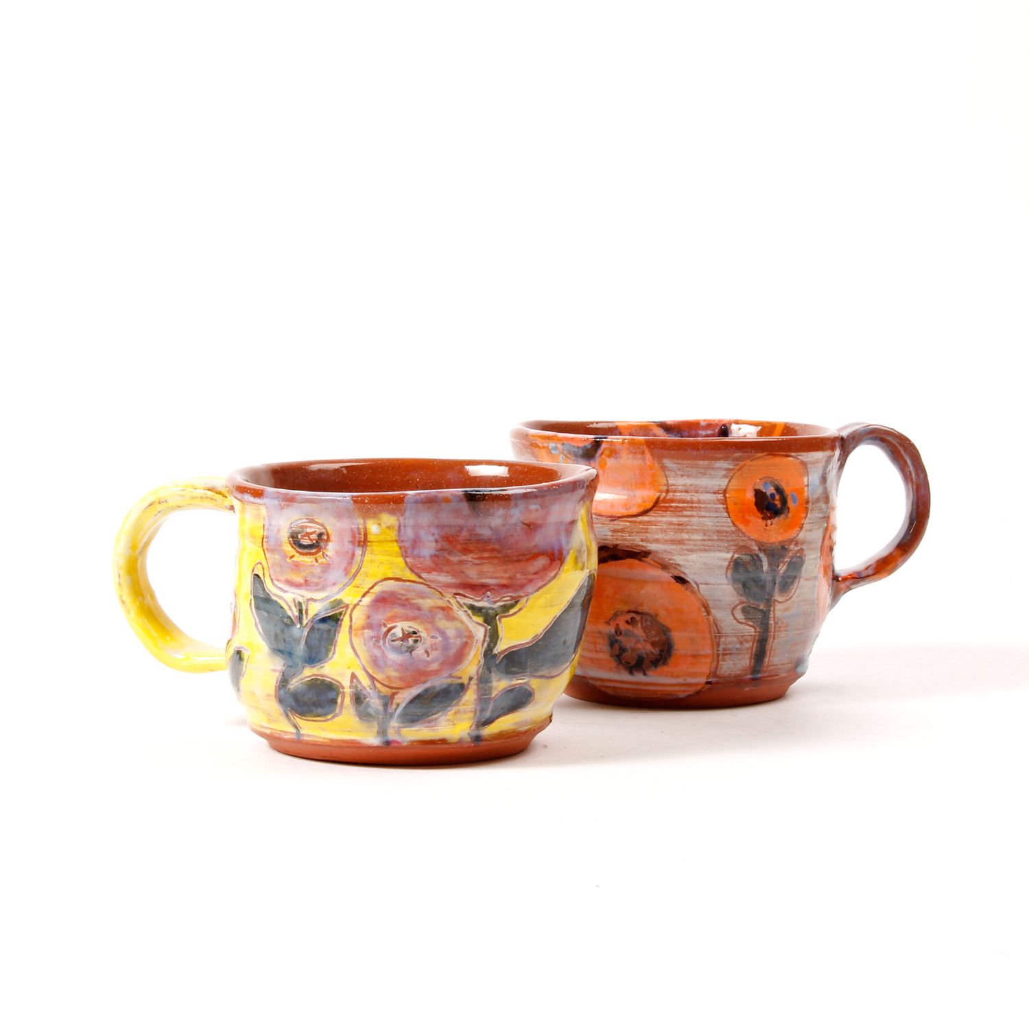 Annie McDonald: Medium Mug in Peach Poppy Product Image 3 of 4