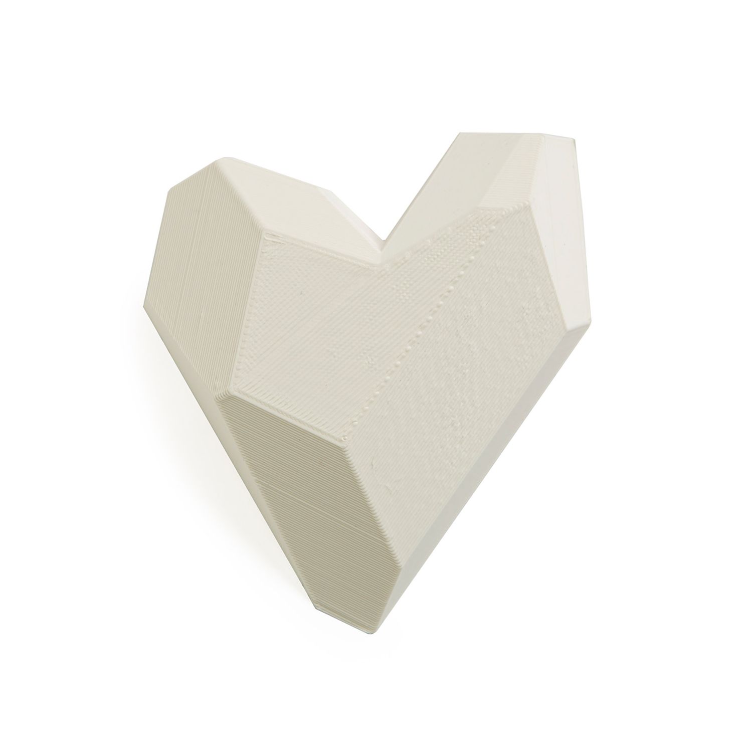 Maison 203: Mini Heart Brooch – White Product Image 1 of 1