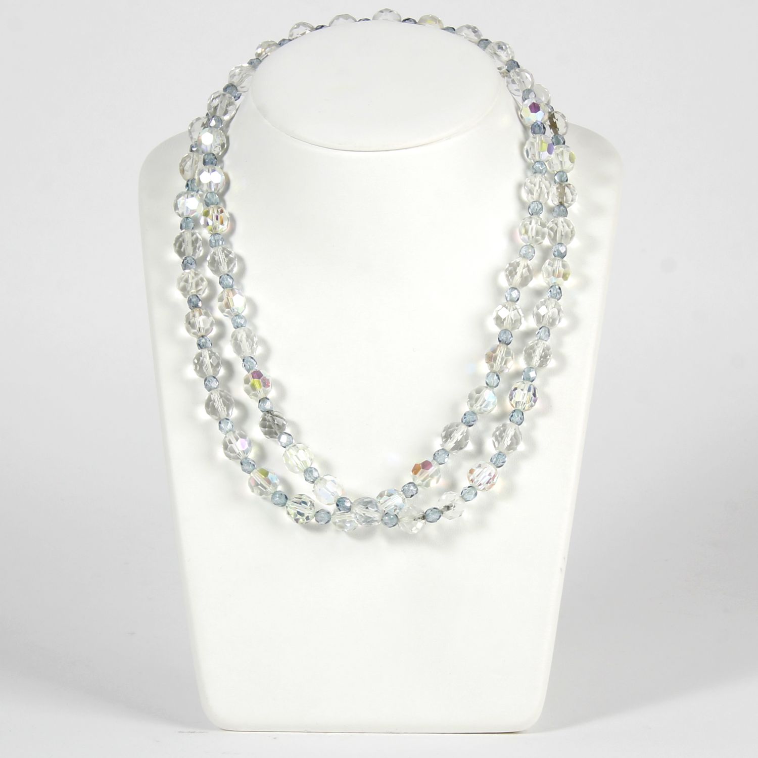 Krystyne Griffin: Large Blue Crystal Necklace Product Image 1 of 2