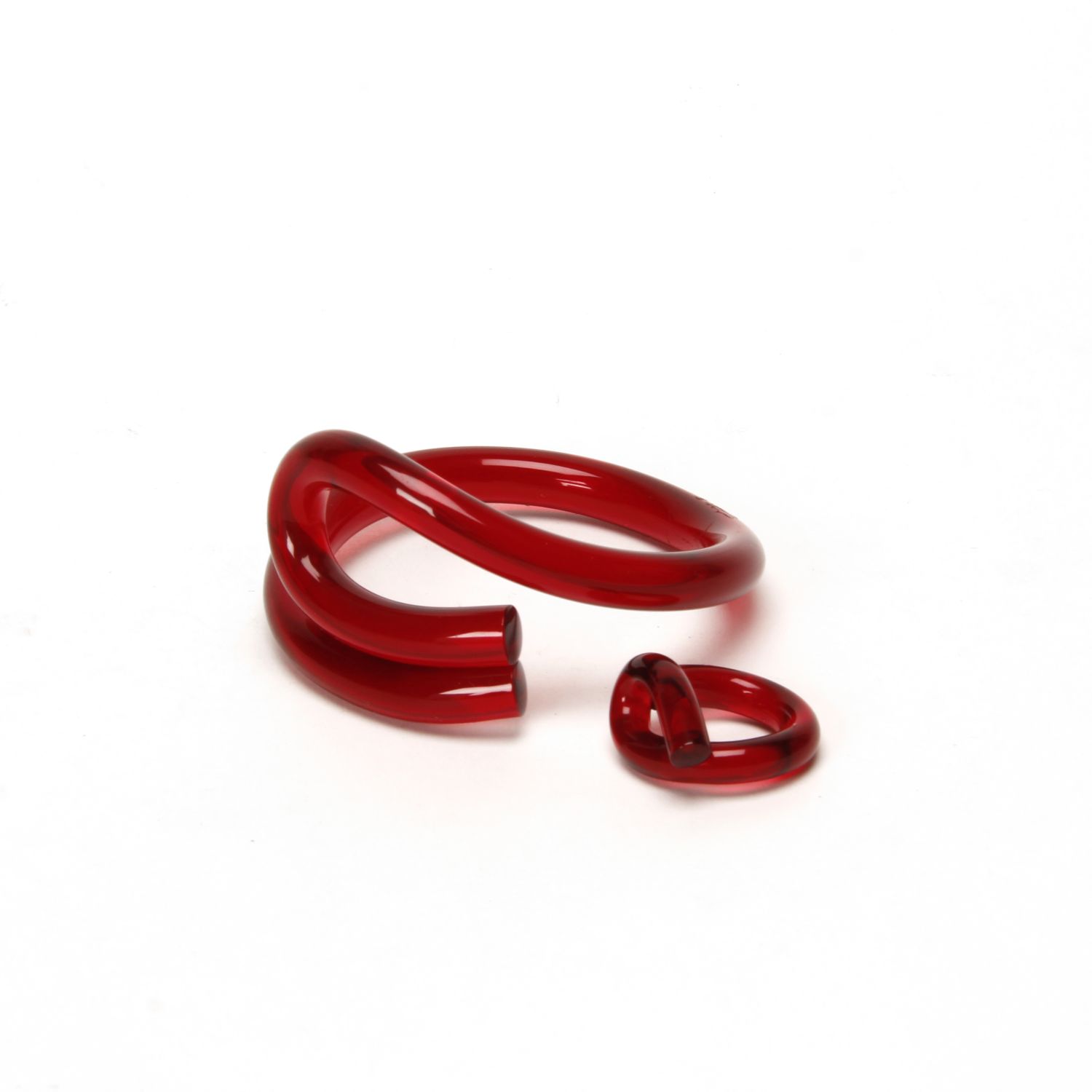 Corey Moranis: Loop Bracelet Red Product Image 2 of 2