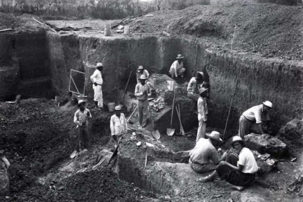 Sitio Conte, Panama, 1940s excavation, Image provided courtesy of the Penn Museum