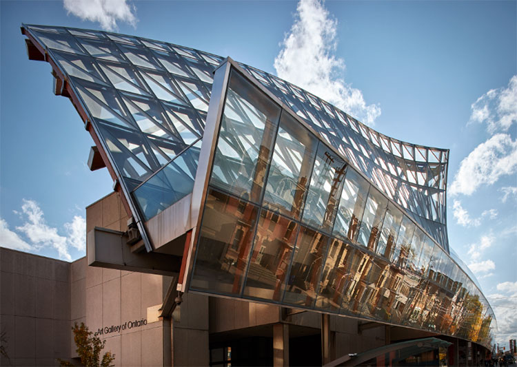 Exterior of the AGO
