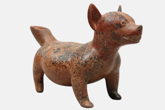Ancient-Americas-2 Ceramic vessel in the form of a dog