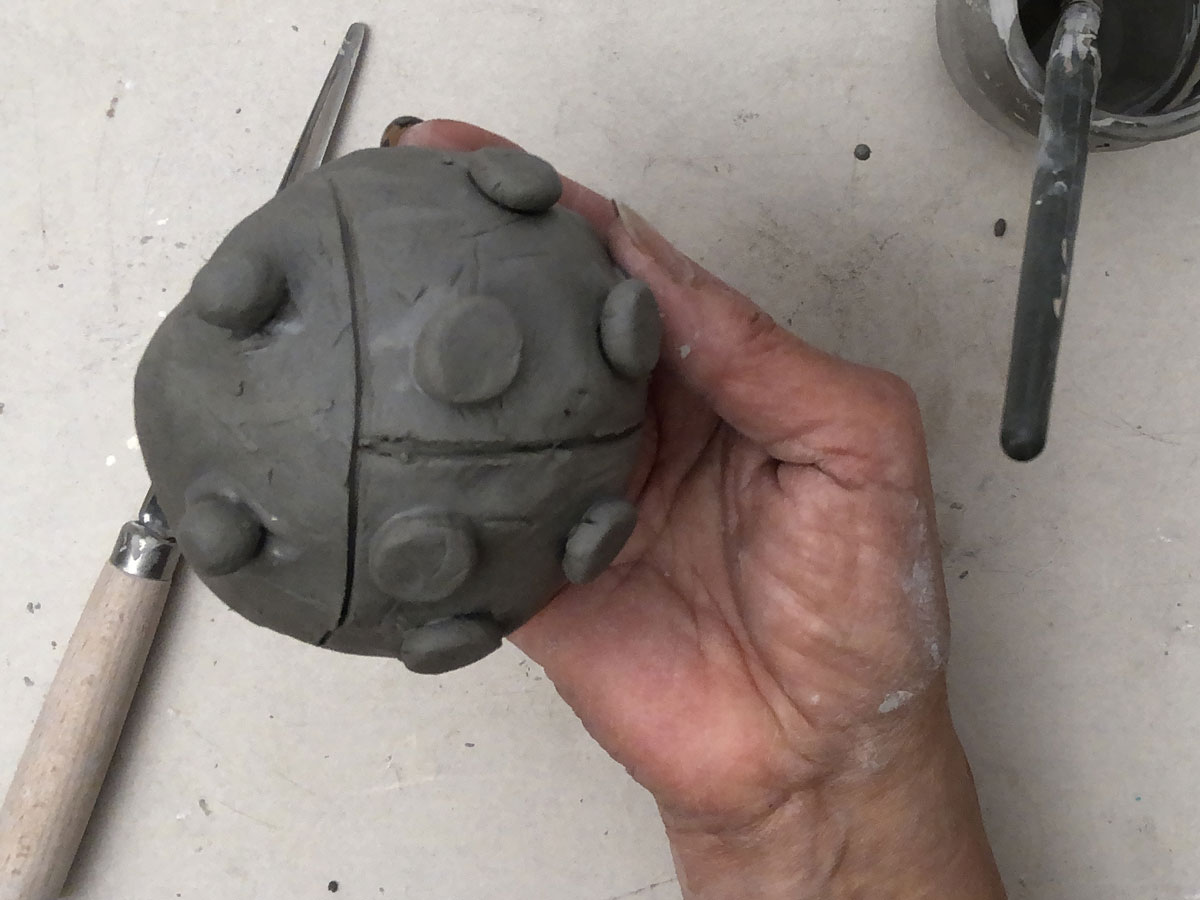 Clay ladybug