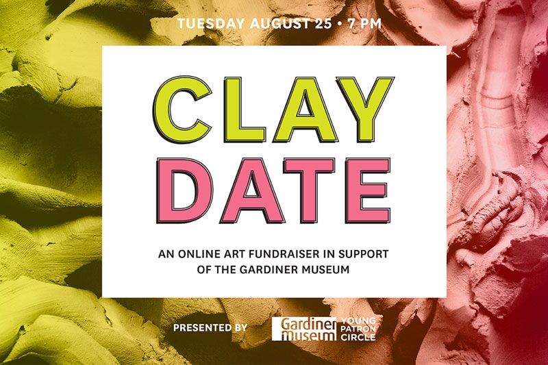 Clay Date - An online fundraiser in support of the Gardiner Museum