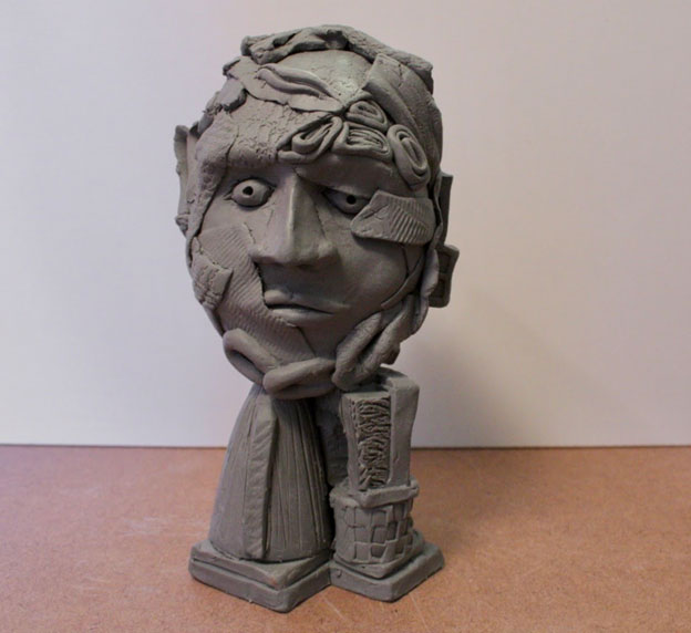 Ceramic bust