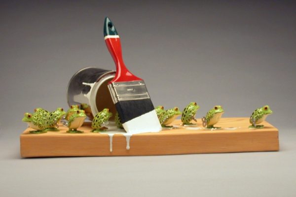 Karen Dahl, Race, c.1999, Earthenware