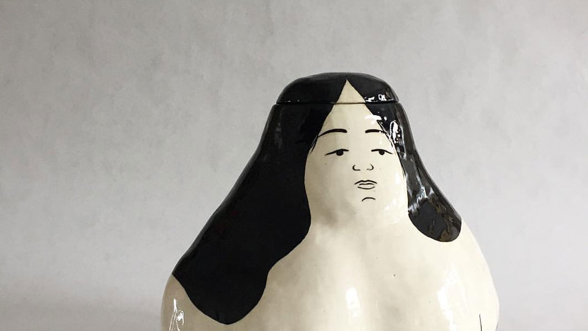 Ceramic vessel by Ness Lee