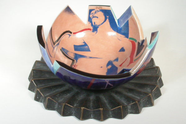 Paul Mathieu - Crucifixion Bowl, 1984
