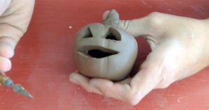 Pumpkin Pinch Pots