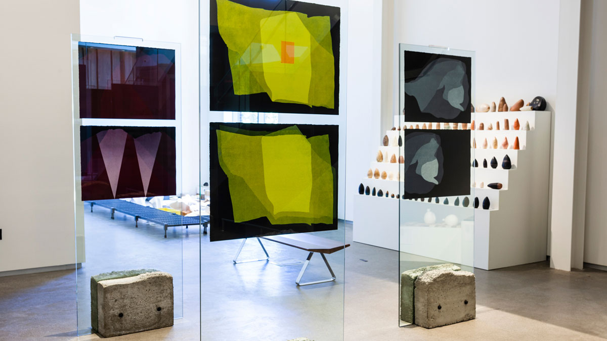 Installation of multimedia works by Sameer Farooq