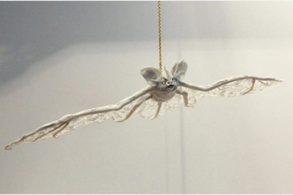 Shary Boyle, White Fright, c. 2008, Porcelain, Gold Chain