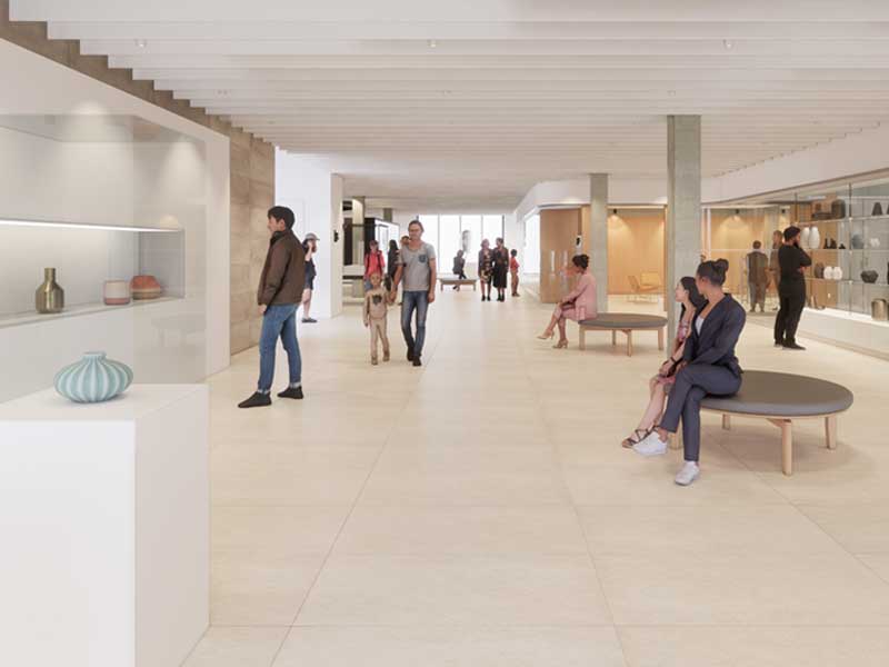 A rendering of the Gardiner's new Hilary and Galen Weston Foundation Hall